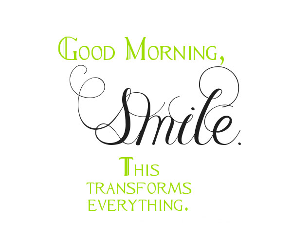 Good morning, smile. This transforms everything