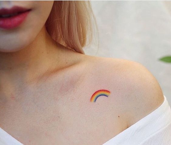rainbow tattoo