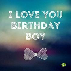 Birthday boy text image