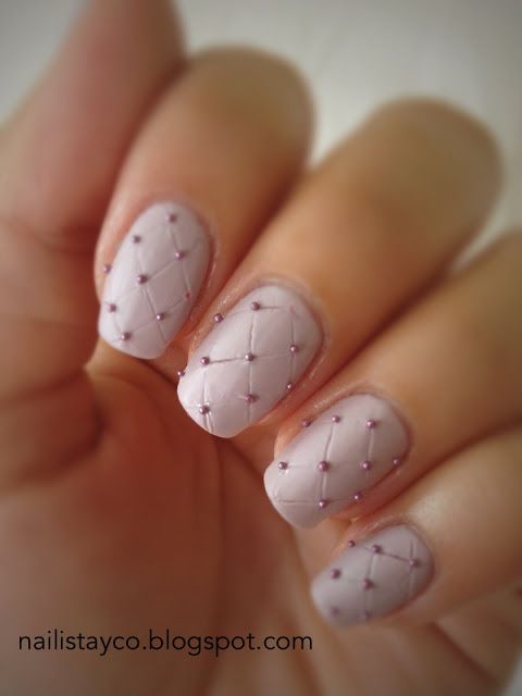 Quilted nails