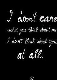 50 I Don't Care Quotes