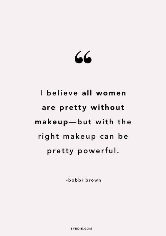 right makeup quote