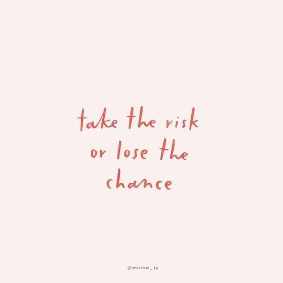 take the risk quote for instagram
