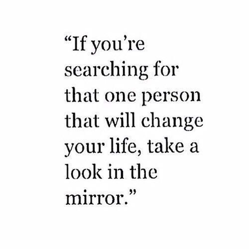 Look In The Mirror