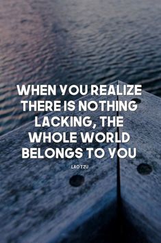 The World Belongs To You
