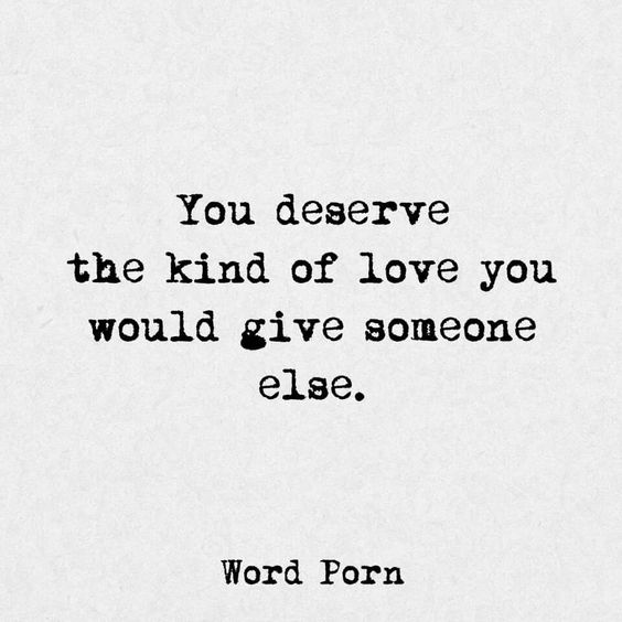 You Deserve Love
