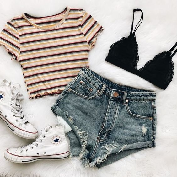 summer outfit and jeans