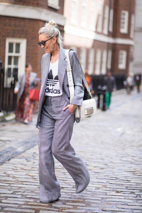 Tailoring with A Sporty Twist Tomboy Outfit