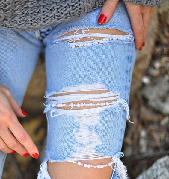 how to make ripped jeans