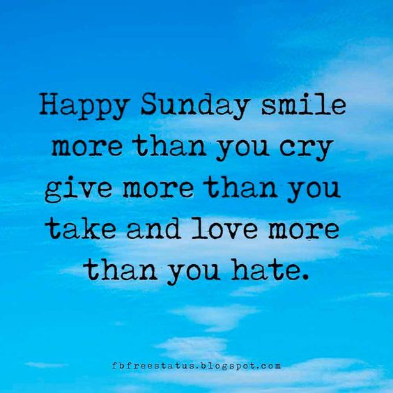 Smile Sunday Quotes