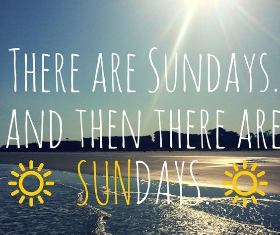 Sunny Sunday Quotes