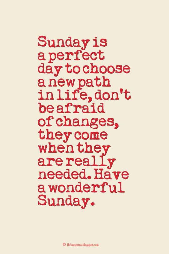 Wonderful Sunday Quotes