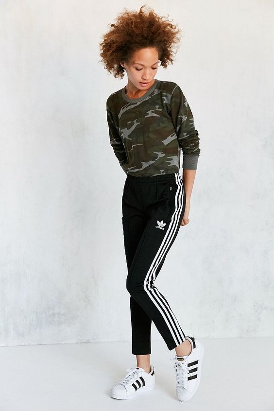adidas sneakers pants and camo