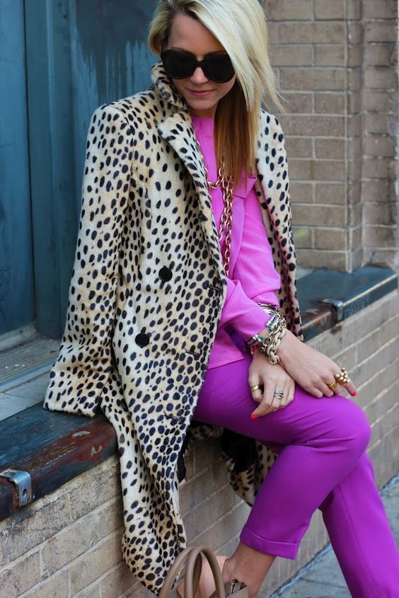leopard pink outfit