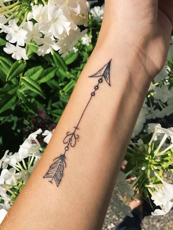 Arrow Girl Tattoo