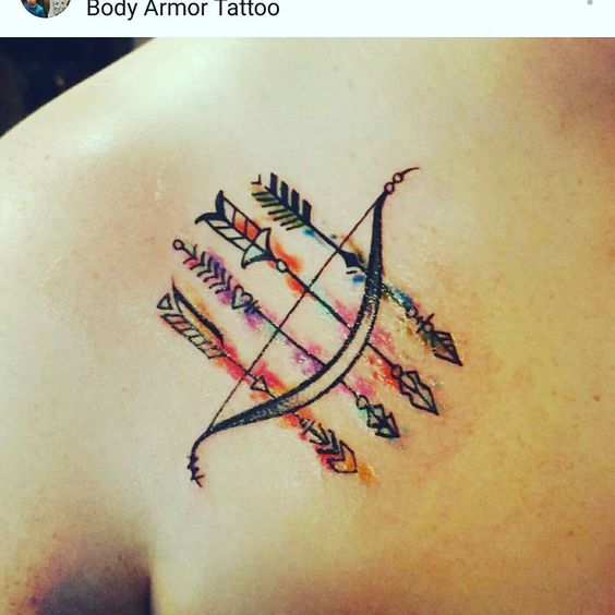Bows And Arrows Tattoos