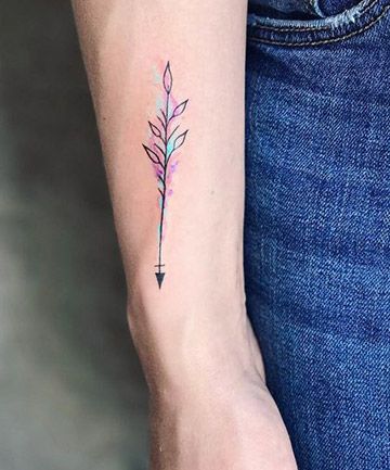 Colorful Arrow Tattoos