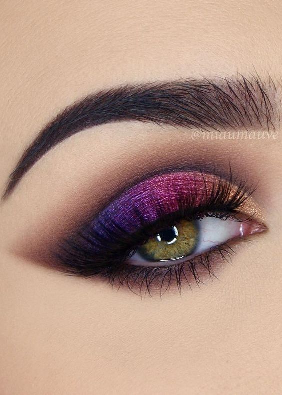 Pink and Purple Smokey Eye