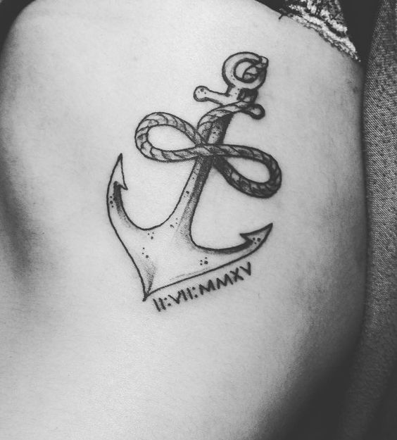 anchor with rope infinity