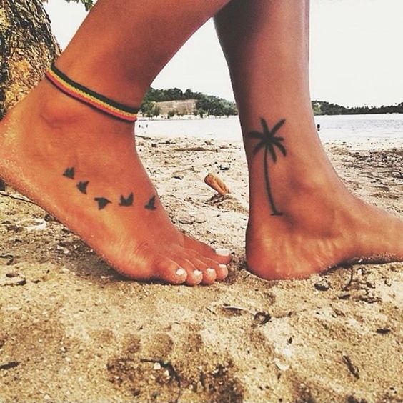 Feet Beach Tattoos