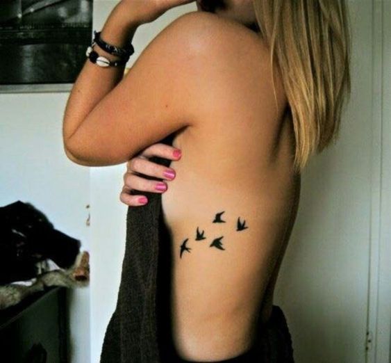 Flock Of Birds Tattoos