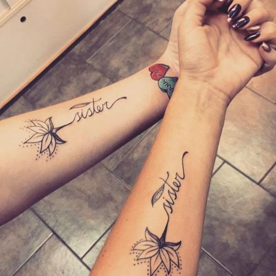 Sister-Lotus-Tattoos
