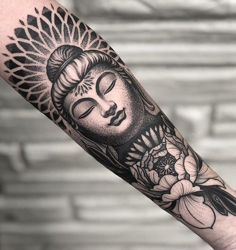 Zen-Sleeve-Tattoos-For-Women