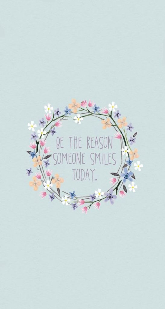 Reason smile quote
