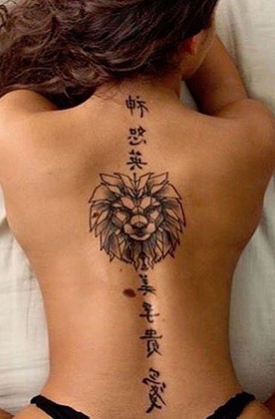 lion-spine-tattoos