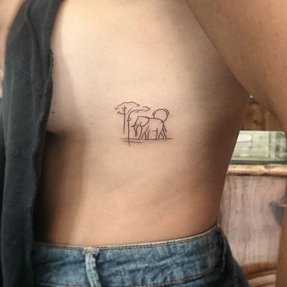 Awesome-Small-Elephant-Tattoo-Designs