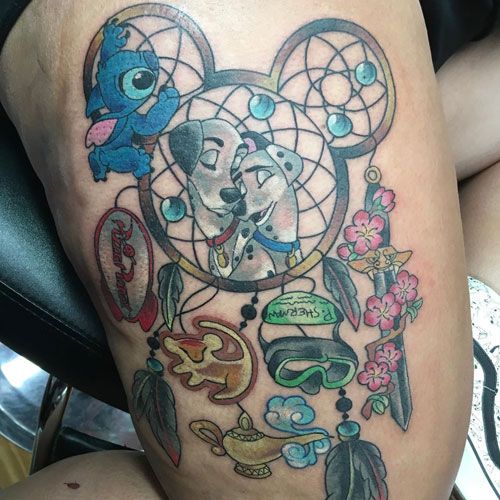 Disney-Dreamcatcher-Tattoos
