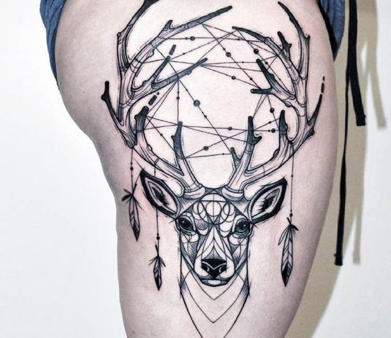 deer-dreamcatcher-tattoos