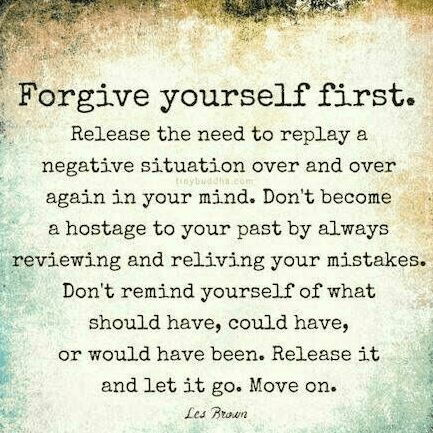 first forgive yourself quote