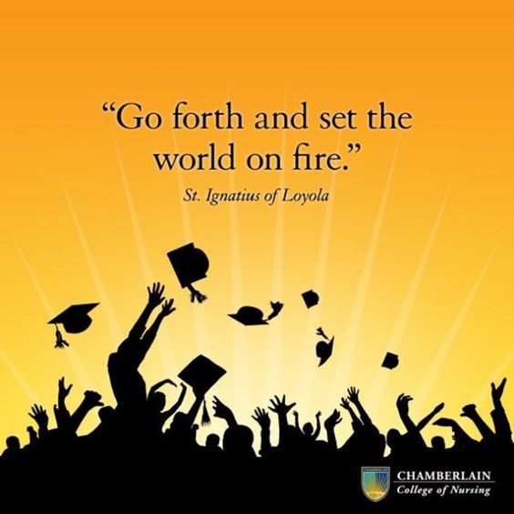 go forth inspirational graduation quote