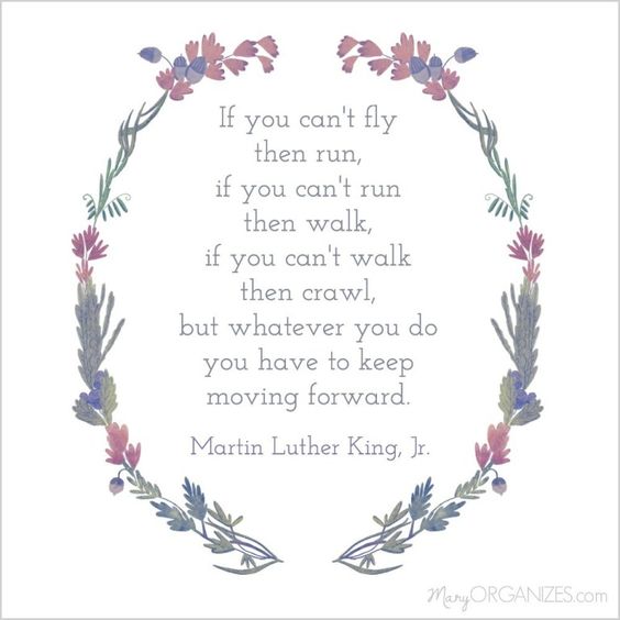 moving forward inspirational depression quote