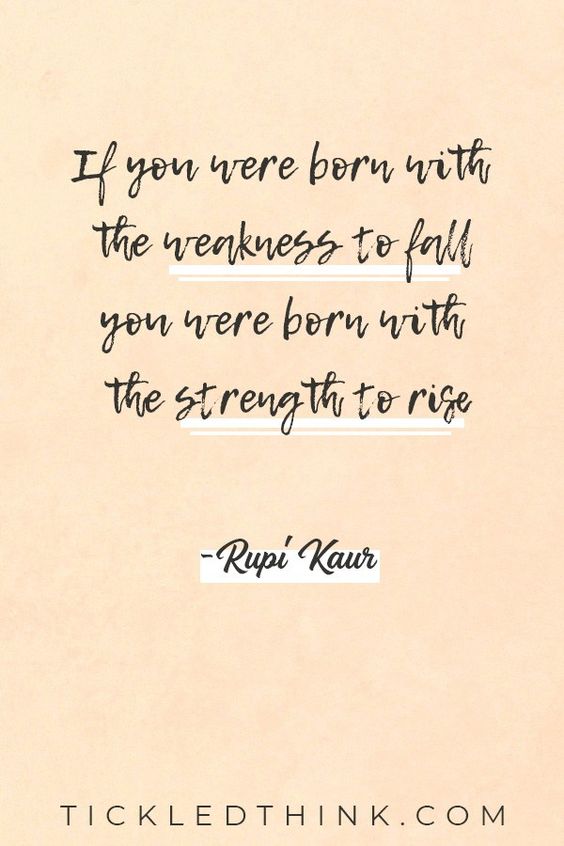 rise inspirational depression quote