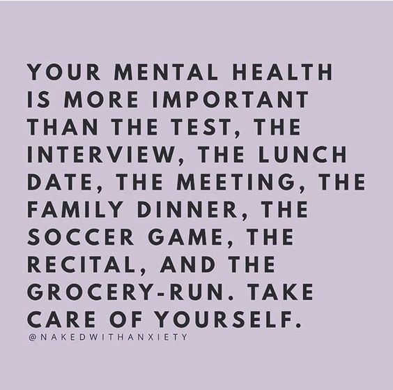 take care mental health quote
