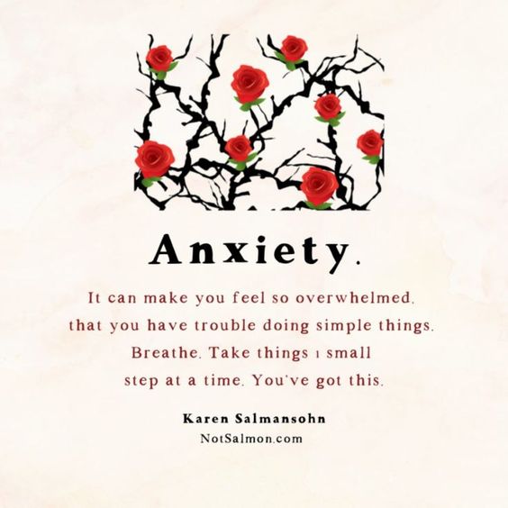 trouble inspirational anxiety quote