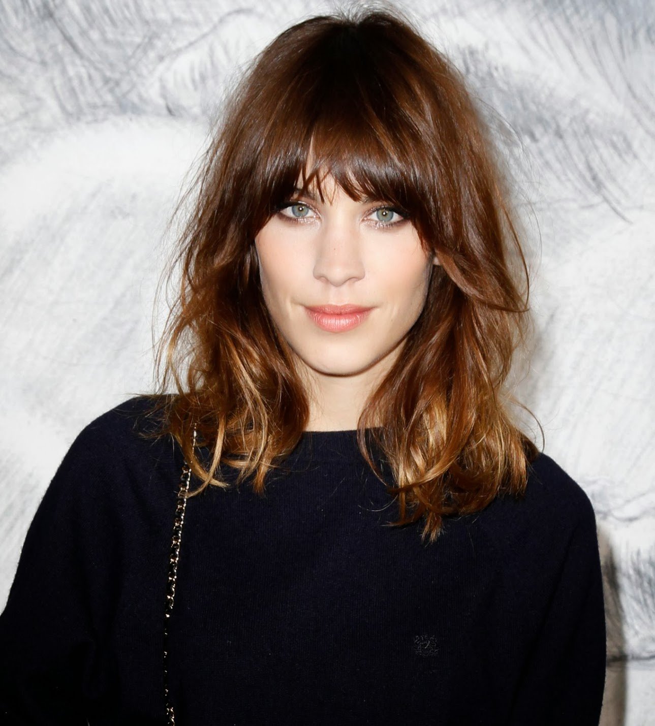 alexa chung bangs hairstyle