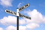 Health Wealth Happiness signpost
