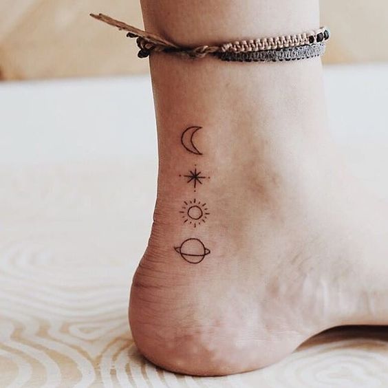 space symbols tattoo