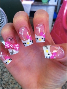 hello kitty nail set