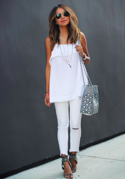 35 All White Outfits