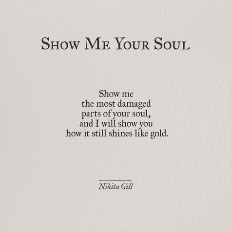 Show Me Your Soul