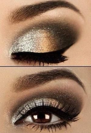 classic makeup for brown eyes