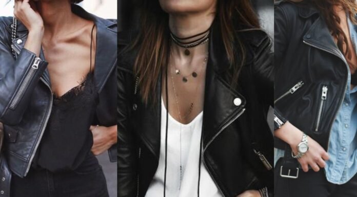 leather jacket outfits