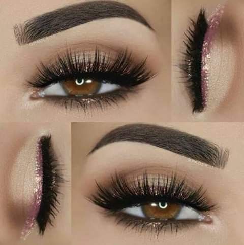 gold brown eye makeup
