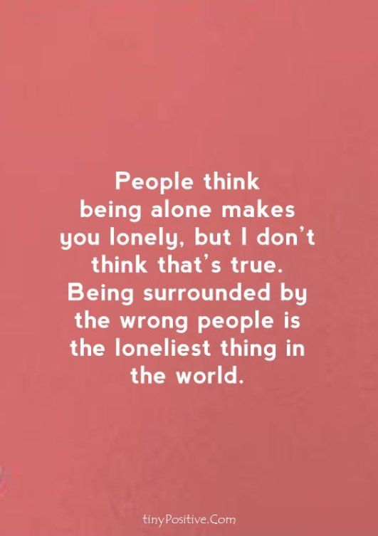 surrounded by the wrong people