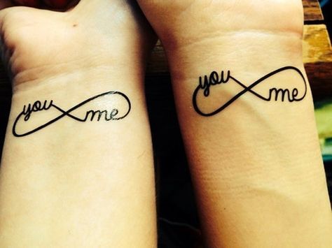 couple Infinity tattoo