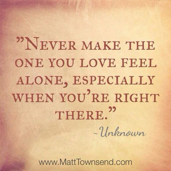 Never Feel Alone quote